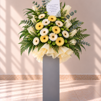 Condolence flower stand